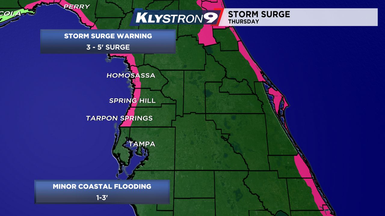 What to expect from Nicole around Tampa